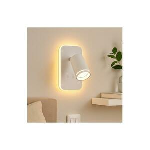 LED fali spotlámpa PIPE 1xGU10/10W/230V + LED/6W fehér ML2082 kép
