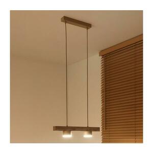 - IRONLINE kábeles csillár 2xGX53/3W/230V fenyő/tölgy/bézs 70460 kép