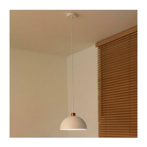 - Kábeles függőlámpa IRONLINE 1xE27/15W/230V átm. 27 cm fehér/rézszínű 70507 kép