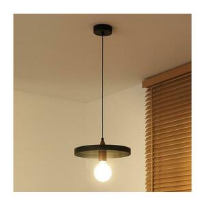 - Zsinóros függeszték IRONLINE 1xE27/15W/230V átm. 30 cm fekete/rézszínű 70583 kép