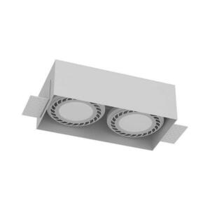- Brosline 3271 - CAGE süllyesztett mennyezeti lámpatest 2xGU10/18W/230V fehér 3271 kép