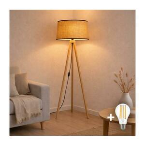 Brilagi - LED állólámpa CERIA 1xE27/60W/230V átm. 50 cm bézs EG781084+AS0463 kép