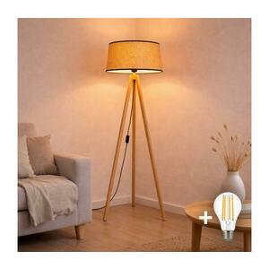Brilagi - CERIA LED állólámpa 1xE27/60W/230V átmérő 35 cm bézs EG781083+AS0463 kép