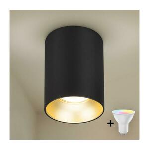 Brilagi - LED RGBW dimmelhető spotlámpa TRINE 1xGU10/4, 8W/230V fekete/arany BG1004+AI2382 kép
