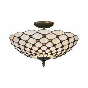 Prezent - TIFFANY mennyezeti lámpa 2xE27/40W/230V kép