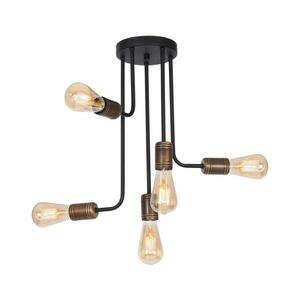 Rúdon függő csillár 5xE27/15W/230V 9766 kép