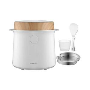 Concept RE3030 - Digitális rizsfőző 2 az 1-ben 380W/230V 1, 5 l fehér/fa dekor re3030 kép