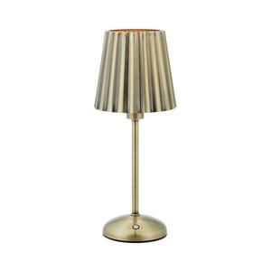 Markslöjd 109127 - CELIA LED dimmelhető tölthető asztali lámpa 1xE14/2W/2000 mAh sárgaréz 109127 kép