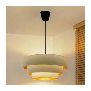 Brilagi - LUNETA kábelre függesztett csillár 1xE27/60W/230V Ø 40 cm krémszínű/arany 8590828052104 kép