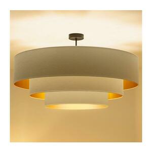 Brilagi - Felületre szerelt csillár LUNETA 3xE27/60W/230V Ø 80 cm krémszín/arany 8590828052135 kép