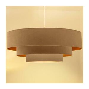 Brilagi - kábeles csillár LUNETA 3xE27/60W/230V átm. 80 cm bézs/arany 8590828052166 kép
