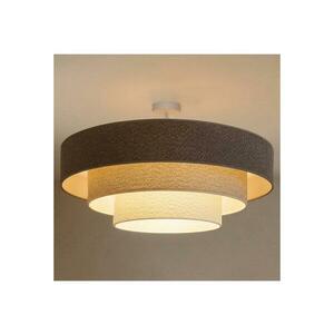 Brilagi - Felületre szerelhető csillár LUNETA 3xE27/60W/230V átmérő 80 cm szürke/krémszínű/fehér 8590828052364 kép