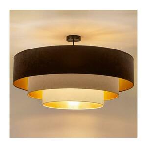 Brilagi - Felületre szerelhető LUNETA csillár 3xE27/60W/230V átm. 80 cm barna/bézs/krém 8590828052258 kép