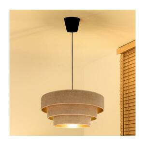 Brilagi - LUNETA függeszték kábellel 1xE27/60W/230V, átm. 40 cm, bézs/arany 8590828052142 kép