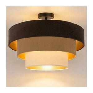 Brilagi - Felületre szerelhető csillár LUNETA 1xE27/60W/230V Ø 40 cm barna/bézs/krém 8590828052234 kép