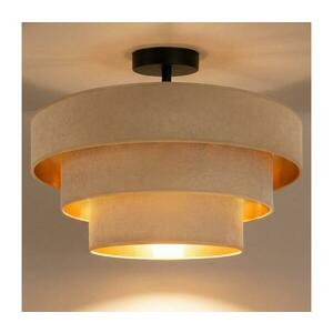 Brilagi - Felületre szerelhető csillár LUNETA 1xE27/60W/230V Ø 40 cm bézs/arany 8590828052159 kép