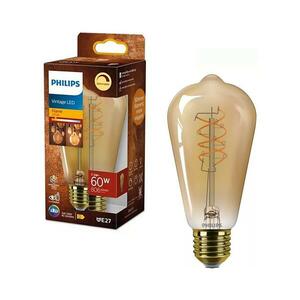 Fényerőszabályozható LED izzó VINTAGE Philips ST64 E27/7, 3W/230V 2200K CRI 90 872110304913100 kép