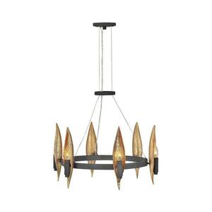 Elstead Quintiesse QN-WILLOW6-CBK - WILLOW kábelcsillár 6xE14/40W/230V arany/fekete QN-WILLOW6-CBK kép