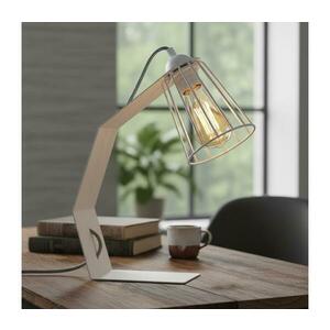 Asztali lámpa NANDO 1xE27/15W/230V fehér LN-1.320/BIAŁY kép
