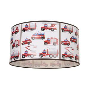 Gyermek mennyezeti lámpa KIDS ROOM 1xE27/60W/230V, átmérő 40 cm, tűzoltó mintával H0970 kép