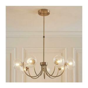 Endon 119224 - Kábeles csillár HAGUE 7xG9/5W/230V sárgaréz 119224 kép