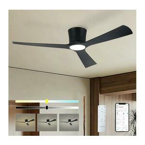 ZE - LED mennyezeti látor AUREX LED/24W/230V Wi-Fi Tuya fekete + távirányító ZEV040 kép