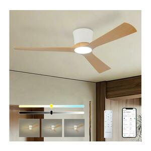 ZE - LED mennyezeti látor AUREX LED/24W/230V Wi-Fi Tuya fehér/tölgy + távirányító ZEV037 kép
