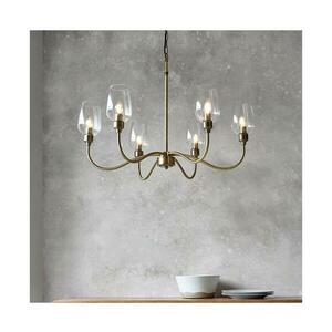 Endon 107791 - Láncra akasztott csillár 6xE14/6W/230V sárgaréz 107791 kép