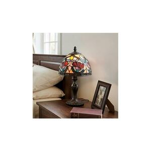 Elstead Quoizel QZ-LARISSA-TL-S - LARISSA Tiffany asztali lámpa 1xE14/40W/230V QZ-LARISSA-TL-S kép
