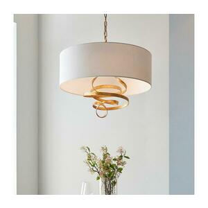Endon 95268 - Láncos csillár 3xE14/6W/230V, átm. 60 cm, fehér/sárgaréz 95268 kép