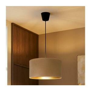 Brilagi - VELVET kábeles függőlámpa 1xE27/60W/230V, átm. 40 cm, bézs/arany 8590828052272 kép