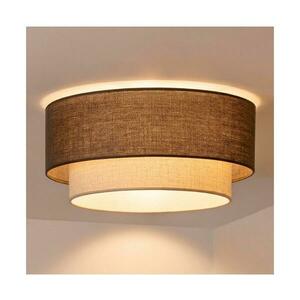 Brilagi - LED mennyezeti lámpa BOHO ECO 1xE27/10W/230V, Ø 40 cm, barna/krémszínű 8590828052395 kép