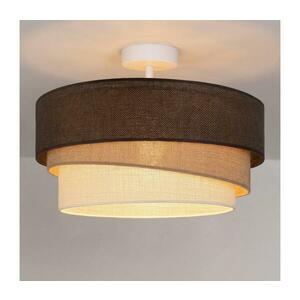 Brilagi - felületre szerelt csillár TRIO 1xE27/60W/230V Ø 40 cm barna/bézs/fehér 8590828052579 kép
