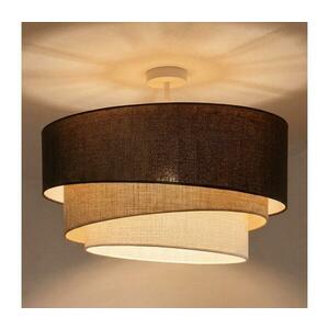 Brilagi - Felületre szerelt csillár TRIO 3xE27/60W/230V Ø 60 cm barna/bézs/fehér 8590828052609 kép