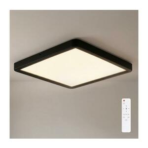 Brilagi -LED dimmelhető mennyezeti lámpa ESTELA SQUARE LED/36W/230V 31x31 cm fekete+távirányító WO800-OEM52-BLK-REM kép