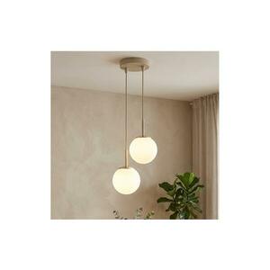 Brilagi - Kábelre függesztett csillár MILO ECRU 2xE27/60W/230V bézs/arany 75-003B kép