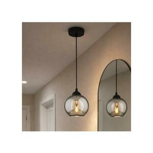 Brilagi - Kábellel függesztett csillár DIOR 1xE27/60W/230V fekete/füstszürke 59-002B kép