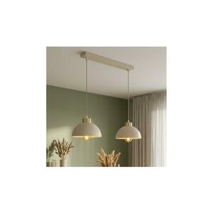 Brilagi - Kábeles csillár MOON 2xE27/60W/230V bézs/arany 86-004B kép