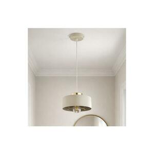 Brilagi - Kábeles függőlámpa SPRING 1xE27/60W/230V átm. 20 cm bézs/arany 76-001B kép