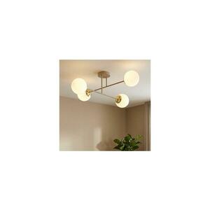 Brilagi - Felületre szerelhető csillár MILO ECRU 4xE27/60W/230V, bézs/arany 75-018B kép