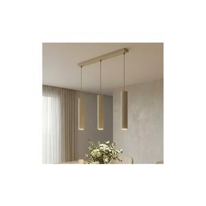 Brilagi - Kábelre függesztett csillár TUBE 3xGU10/15W/230V bézs/arany 88-005B kép