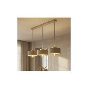 Brilagi - Kábelre függesztett csillár SPRING 3xE27/60W/230V bézs/arany 76-003B kép