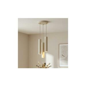 Brilagi - Kábelen függesztett csillár TUBE 3xGU10/15W/230V bézs/arany 88-003B kép