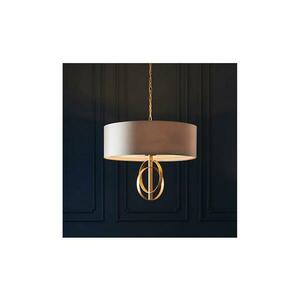 Endon 95211 - Láncos csillár 5xE27/10W/230V Ø 70 cm szürke/sárgaréz 95211 kép