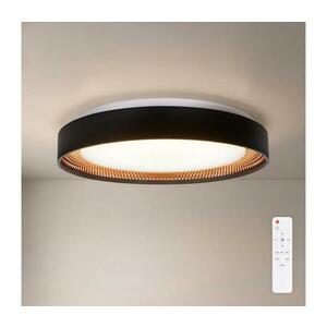 Brilagi - WALDO LED mennyezeti lámpa, dimmelhető, LED/48W/230V, Ø 40 cm, fekete/arany + távirányító WO800-OEM48-40-BLK kép