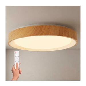 Brilagi - FLOCO LED mennyezeti lámpa, dimmelhető, 48 W/230 V, Ø 40 cm, fa/fehér + távirányító WO800-OEM51-40-WHT kép