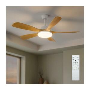 Brilagi - LED fényerőszabályozható mennyezeti látor LED/34W/230V 132 cm fehér/barna + távirányító WF-OSD-190 kép