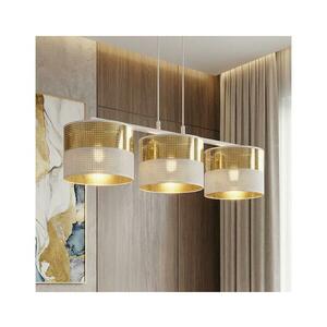 EMIBIG Zsinóros csillár LUX 3xE27/15W/230V fehér/arany 1650/3 kép