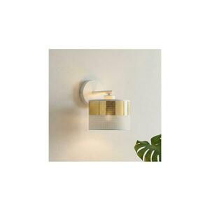 EMIBIG Fali lámpa LUX 1xE27/15W/230V fehér/arany 1650/K1 kép