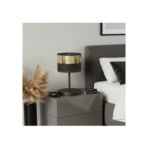 EMIBIG Asztali lámpa LUX 1xE27/15W/230V fekete/arany 1649/LN1 kép